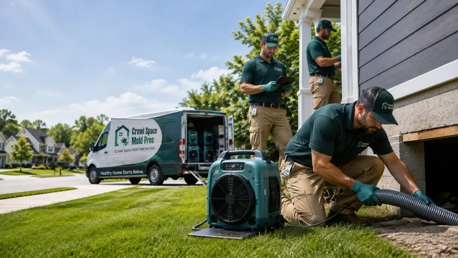 Crawl Space Mold Removal in Norwalk, CA